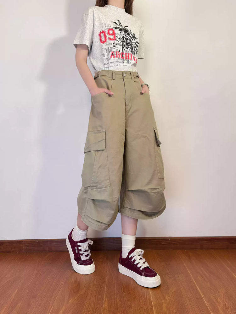 Corner Store Utility Culottes-Bottoms-ntbhshop