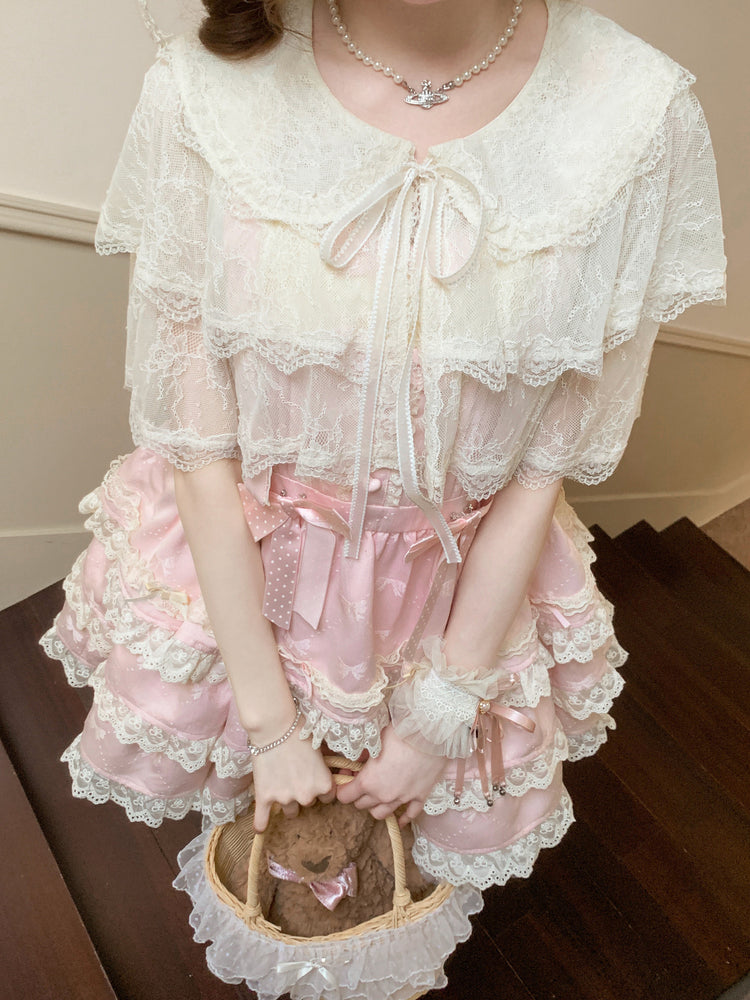 Bunny Belle Veil Cape-Outerwear-ntbhshop