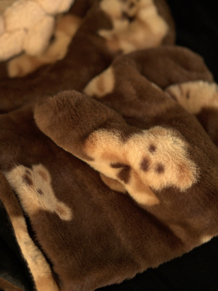 Plush Cub Teddy Leg Warmers-ntbhshop