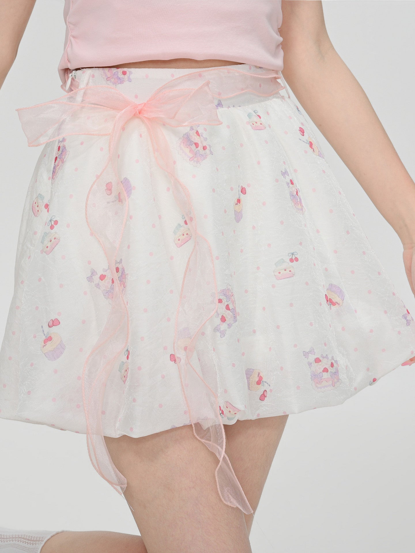 Sugar Cloud Bubble Skirt-Bottoms-ntbhshop