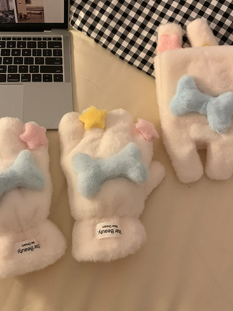 Cosmic Bone Galaxy Cozy Scarf & Gloves-ntbhshop