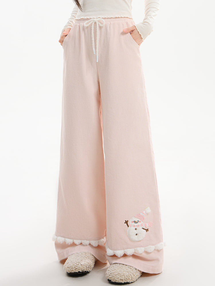 Snowman Dream Cotton Lounge Pants-ntbhshop