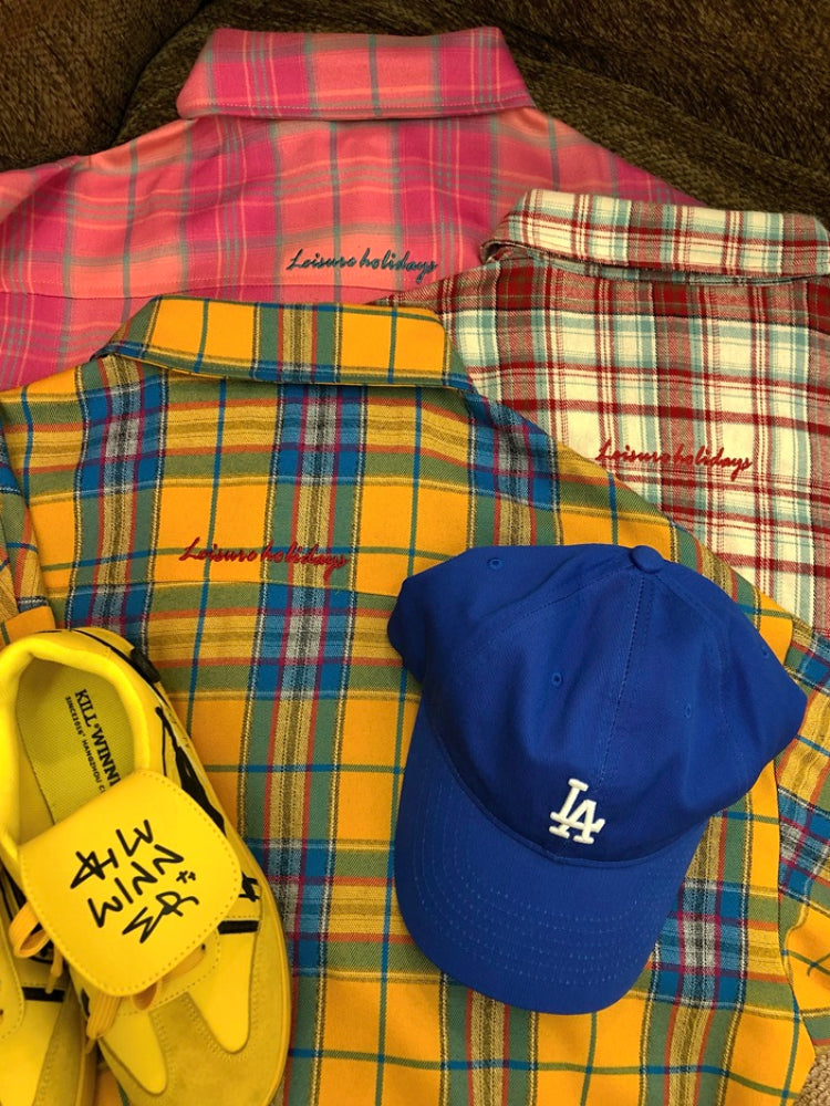 Vintage Radiance Plaid Shirts-Sets-ntbhshop