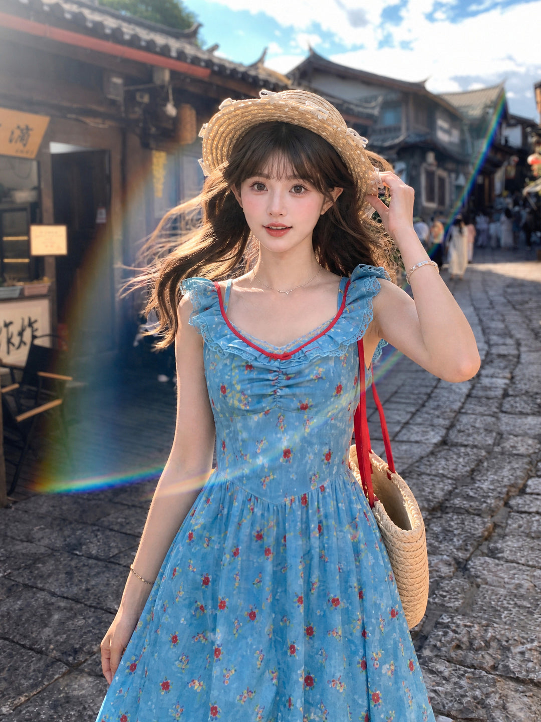 Riviera Floral Maxi Dress-Dresses-ntbhshop