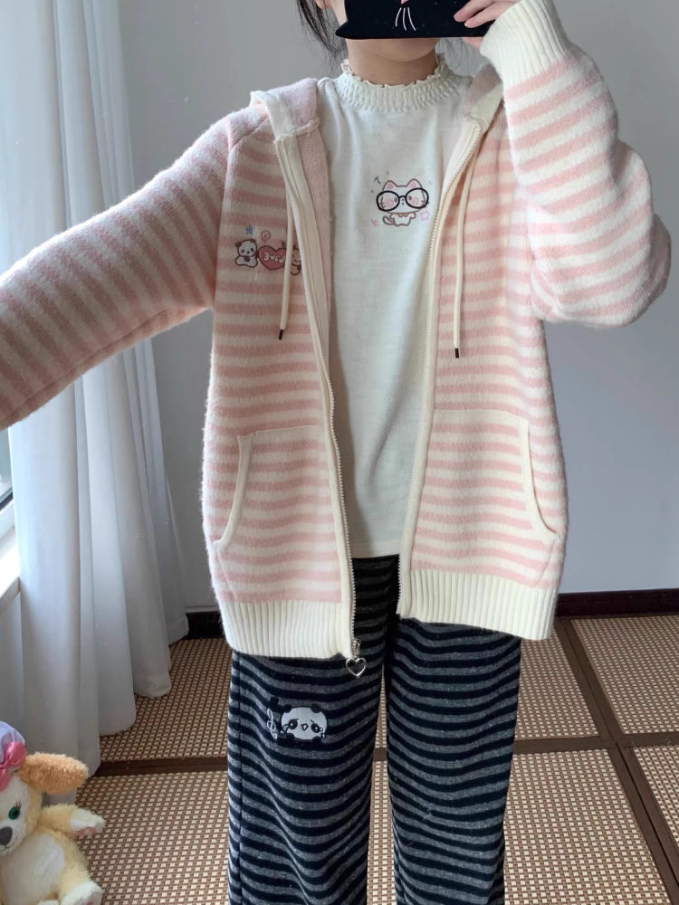 Myopia Cat Frill Turtleneck-ntbhshop