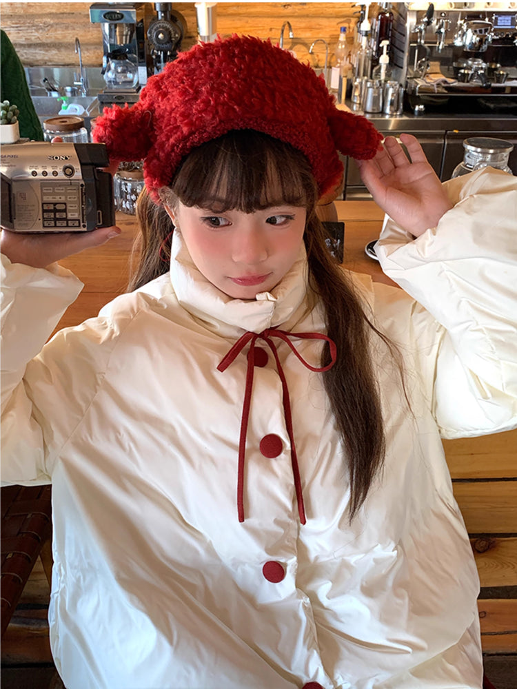 Berry Girl Cloud Puffer Jacket-Outerwear-ntbhshop