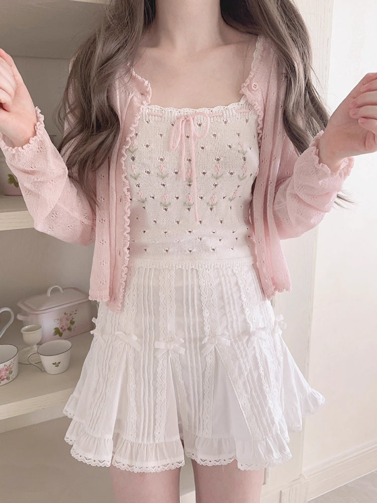 Tulip Whisper Lace Camisoles-ntbhshop