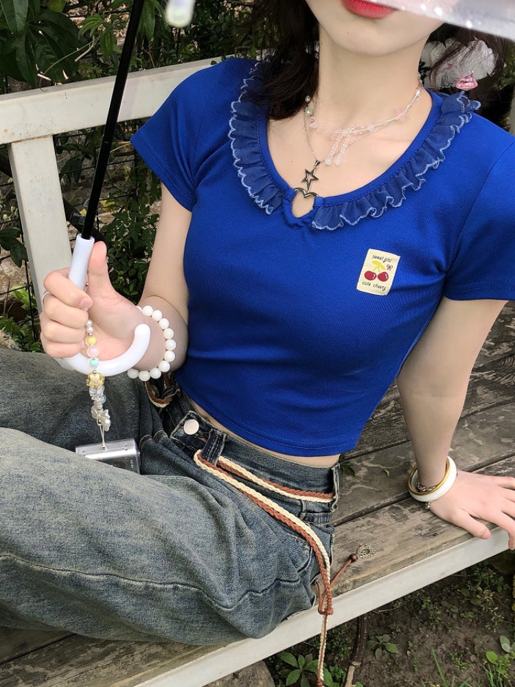 Heart Hollow Dopamine Crop Tops-ntbhshop