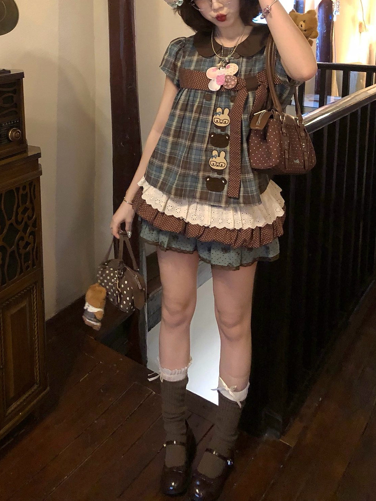 Cocoa Puff Cotton Skirt-Bottoms-ntbhshop