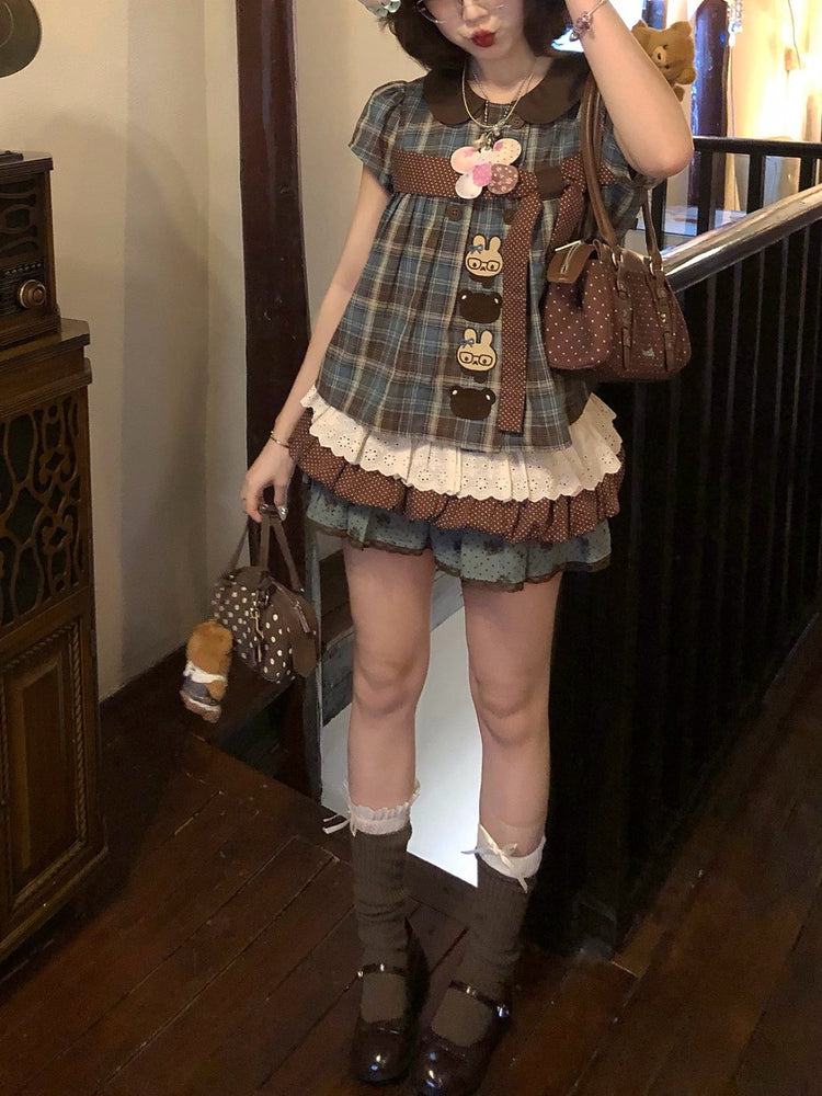Cocoa Puff Cotton Skirt-Bottoms-ntbhshop