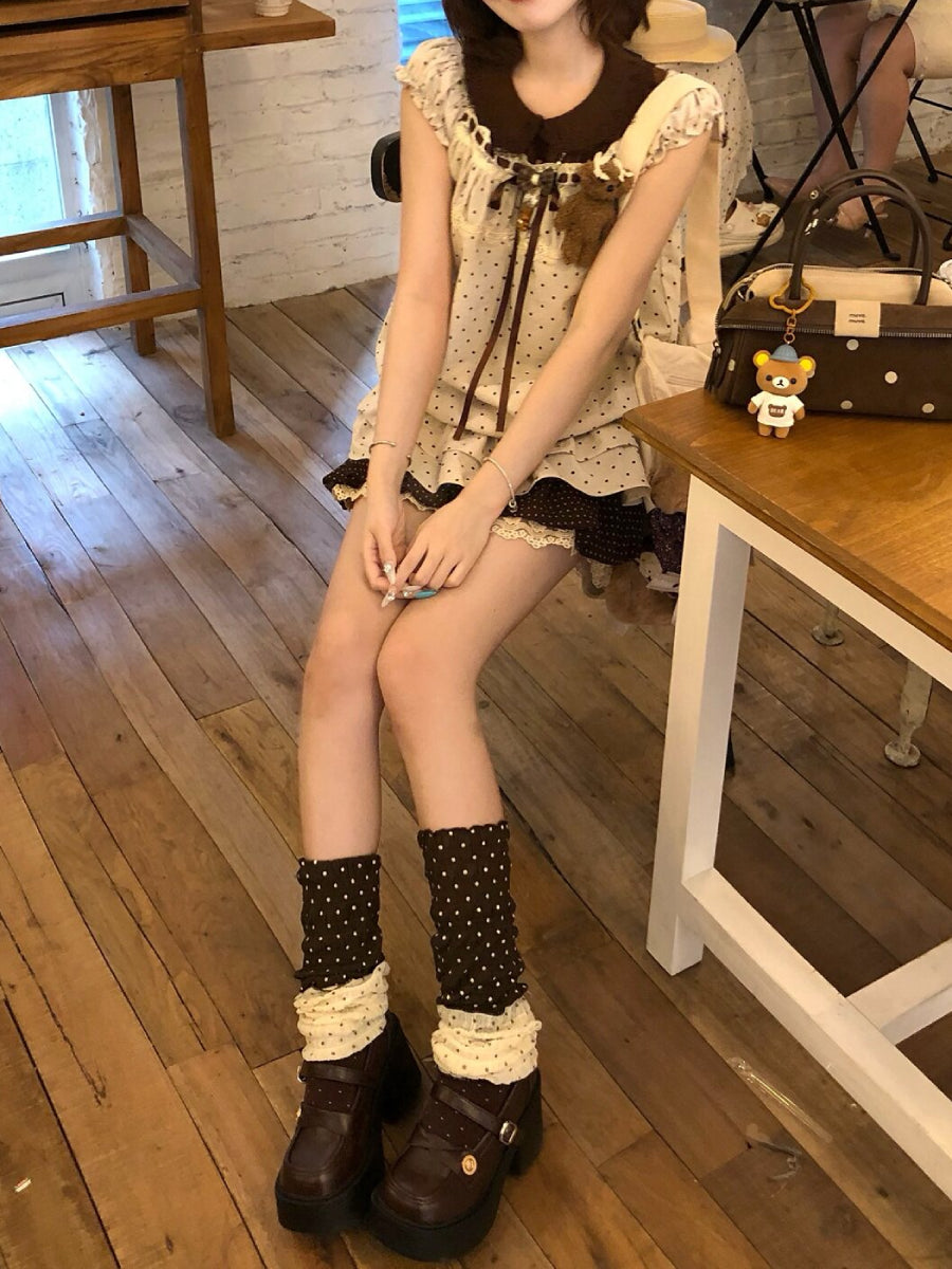 Brownie Bear Bubble Skort-Bottoms-ntbhshop