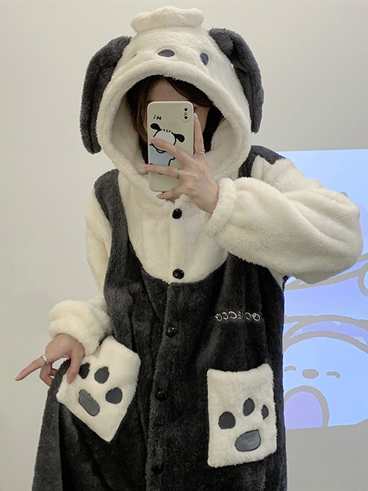 Pochacco Cozy Fleece Pajamas-Sets-ntbhshop