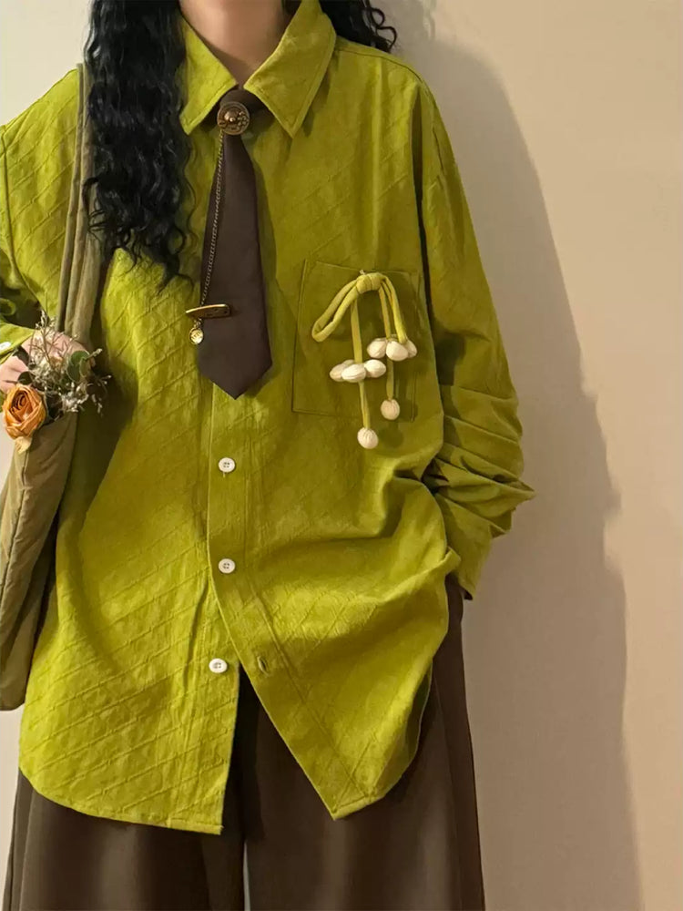 Lily of the Valley Tie Shirts-Tops-ntbhshop