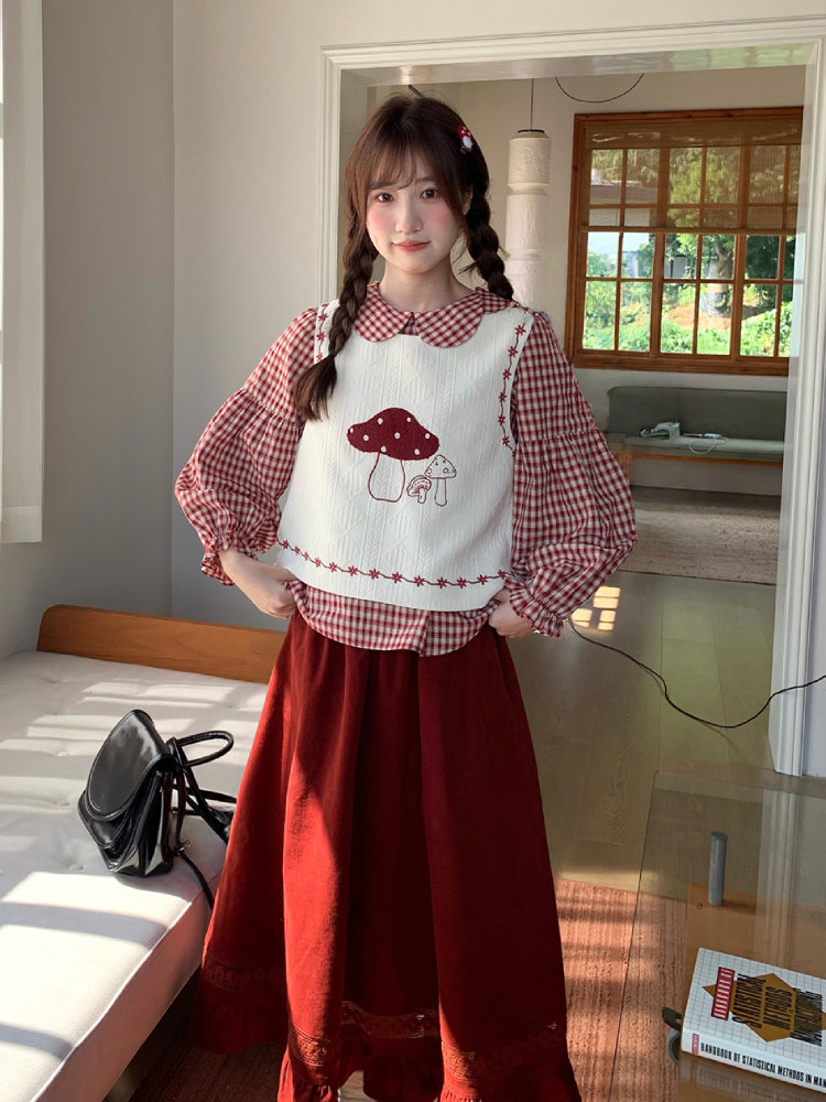 Cottage Grove Vest, Blouse & Skirt-Outerwear-ntbhshop