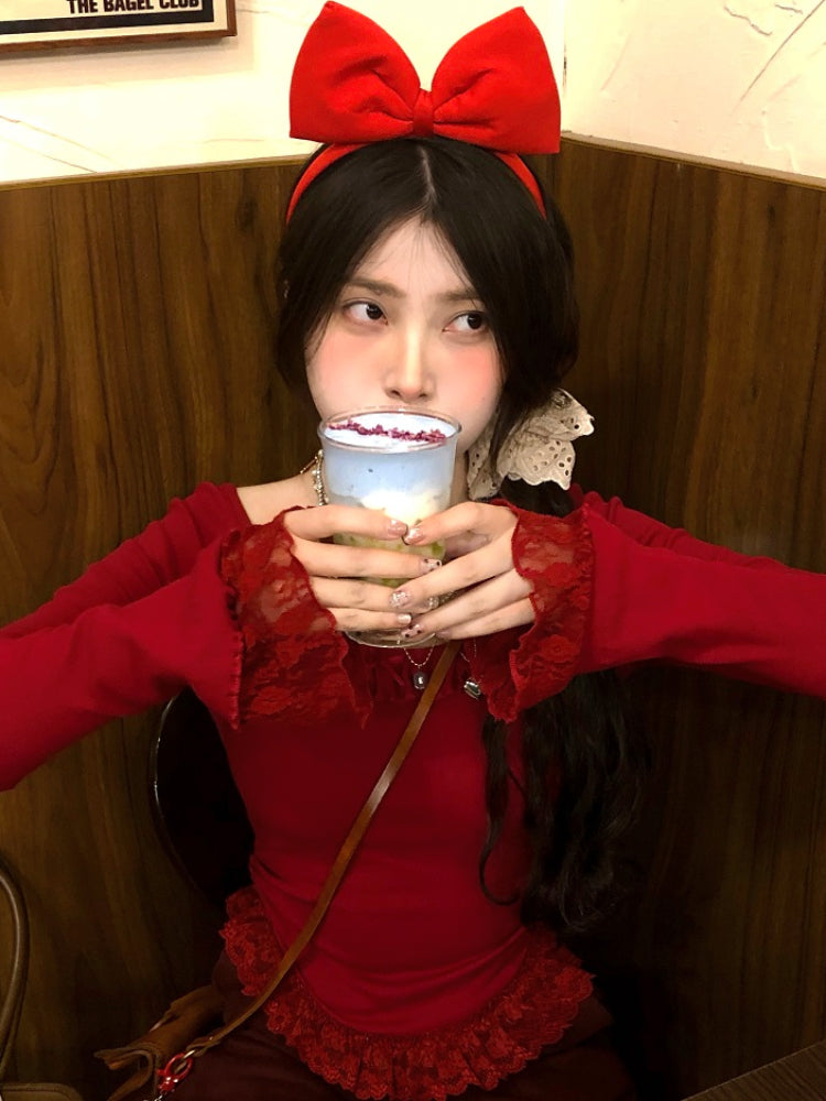 Shoujo Dream Lace Base Tops-ntbhshop