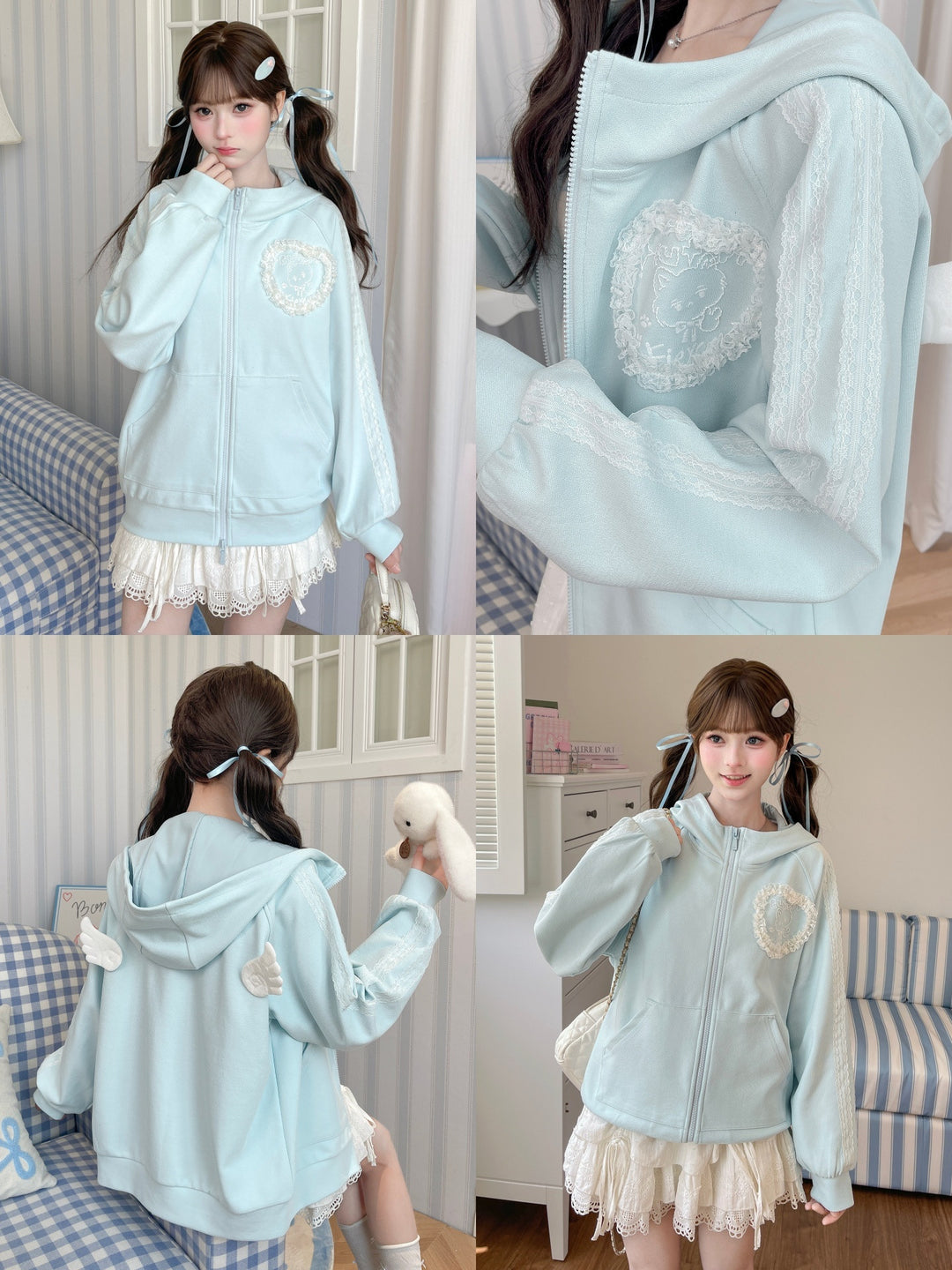 Blue Angel Hooded Jacket-Outerwear-ntbhshop