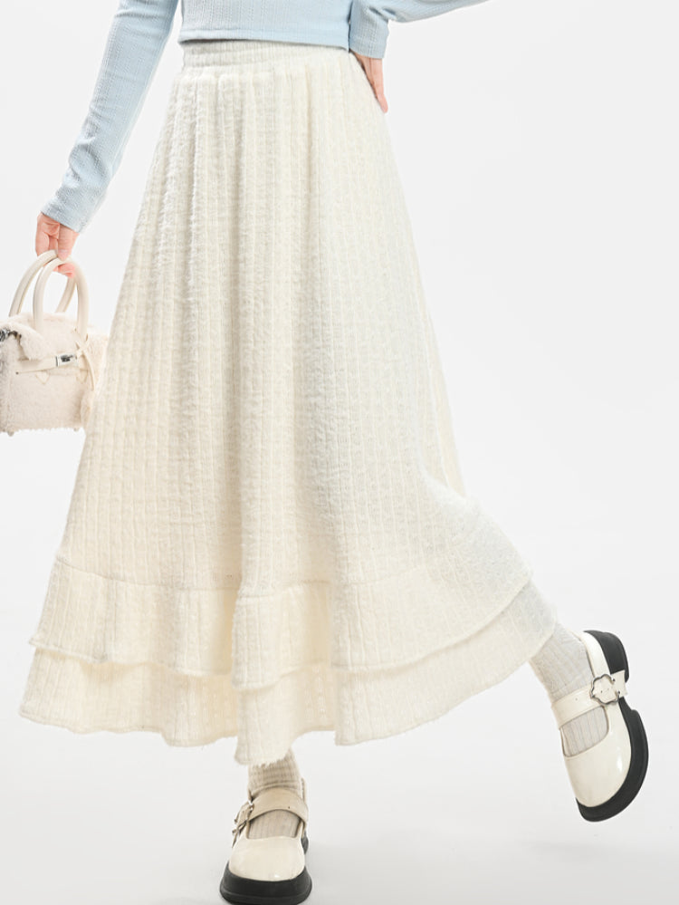 Frosted Cloud Cozy Woolen Skirts-ntbhshop