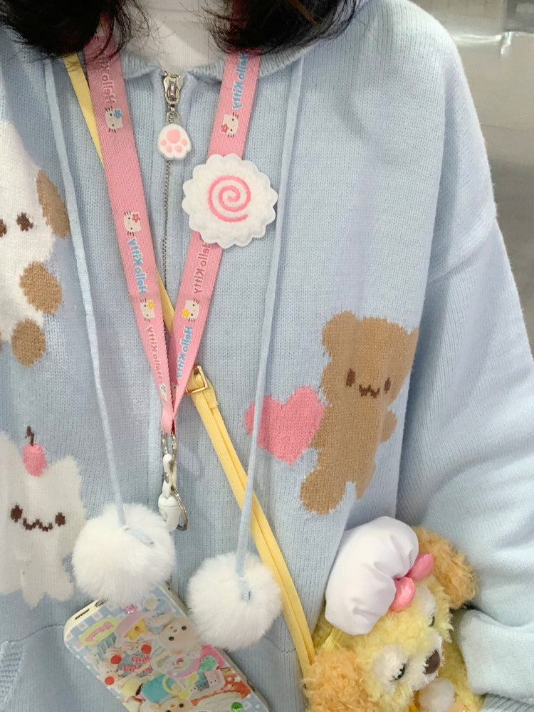 Little Meadow Friends Knit Jacket-ntbhshop