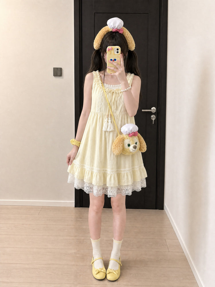 Buttercup Lace Sundress-Dresses-ntbhshop