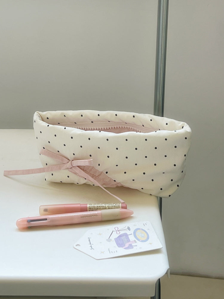 Gentle Ribbon Pencil Cases-Accessories-ntbhshop