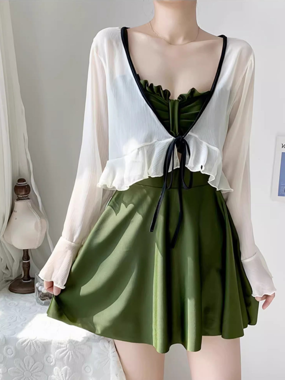 Serene Lady Swim Dresses-ntbhshop