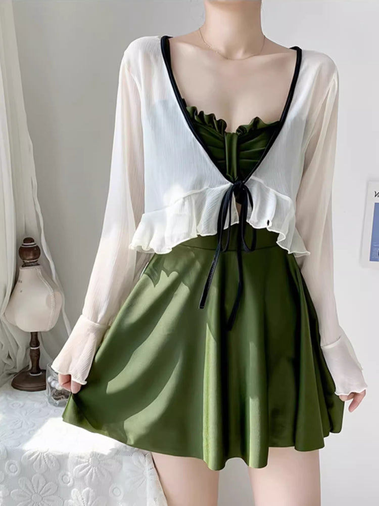 Serene Lady Swim Dresses-ntbhshop