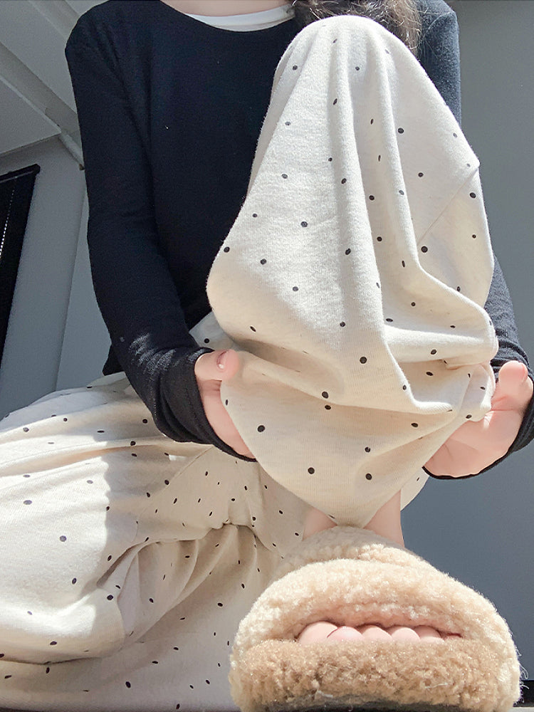 Milky Dot Cloud Lounge Pants-ntbhshop