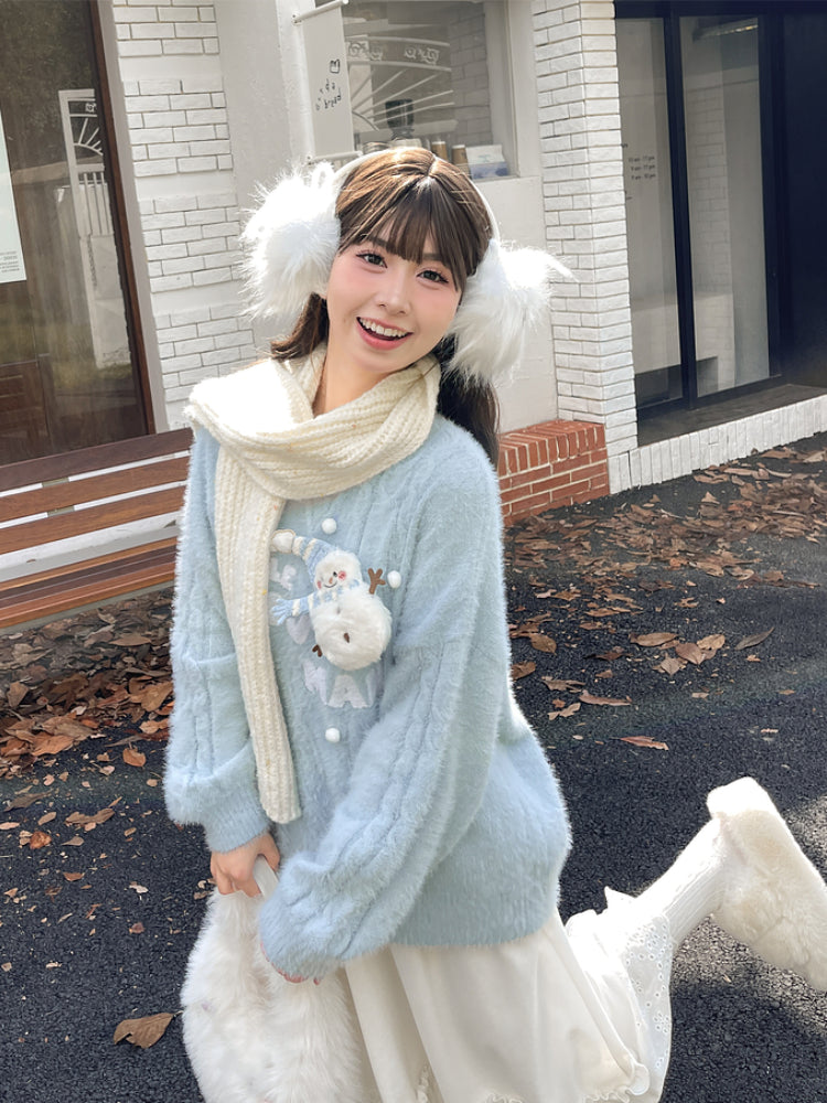 Sugar Pop Solid Color Knit Scarves-ntbhshop