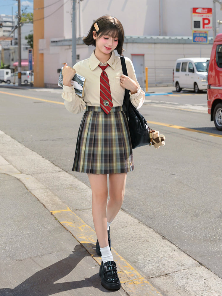 Flash Sloth JK Uniform Skirts-ntbhshop