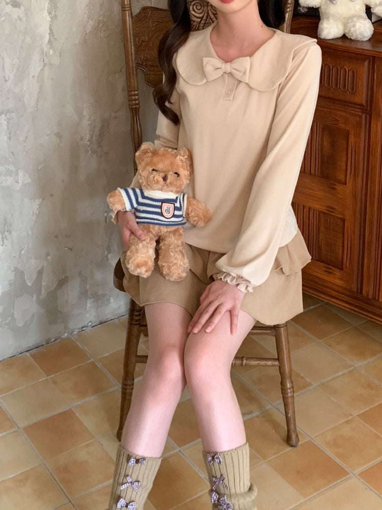 Lolita Doll Puff Sleeve Tops-ntbhshop