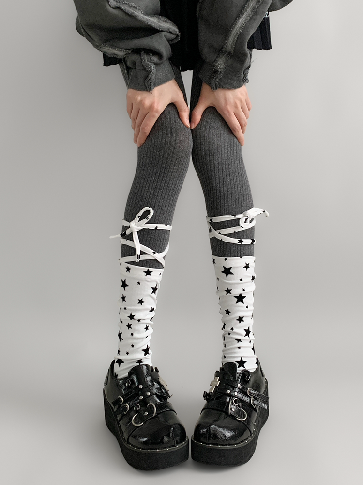 Starbound Ribbon Pile Socks-ntbhshop