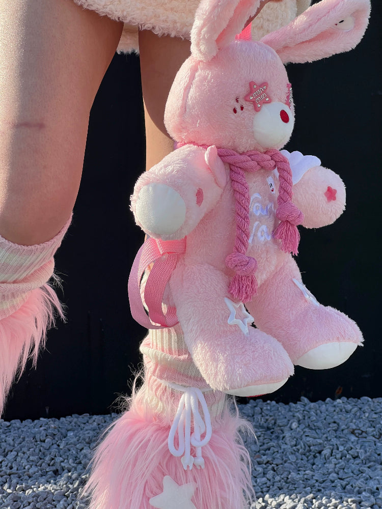 Pentagram Bunny Plush Backpacks-Edit-ntbhshop