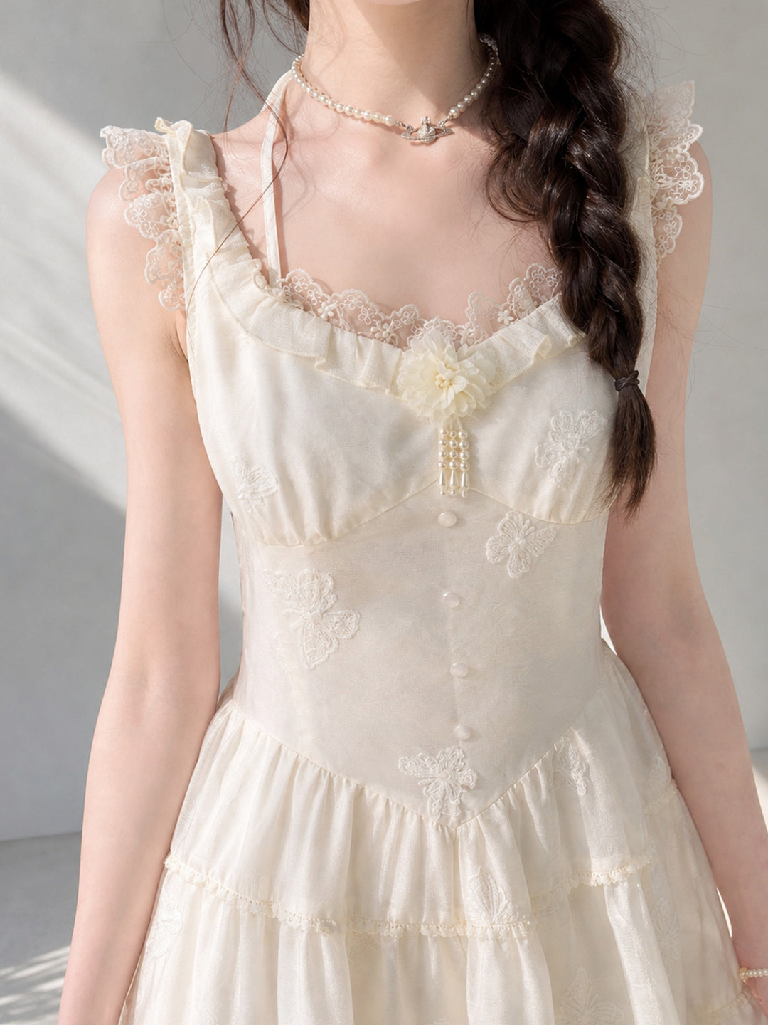 Butterfly Garden Bow Dress-Dresses-ntbhshop