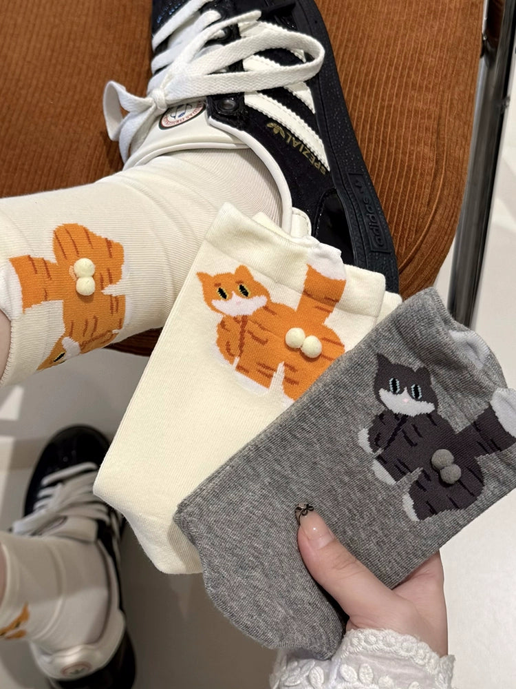 Peachy Paws Crew Socks-ntbhshop