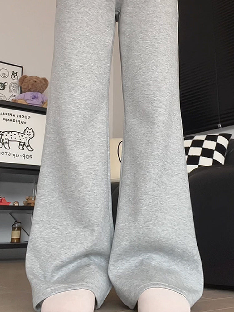Straight Talk Flared Sweatpants-ntbhshop