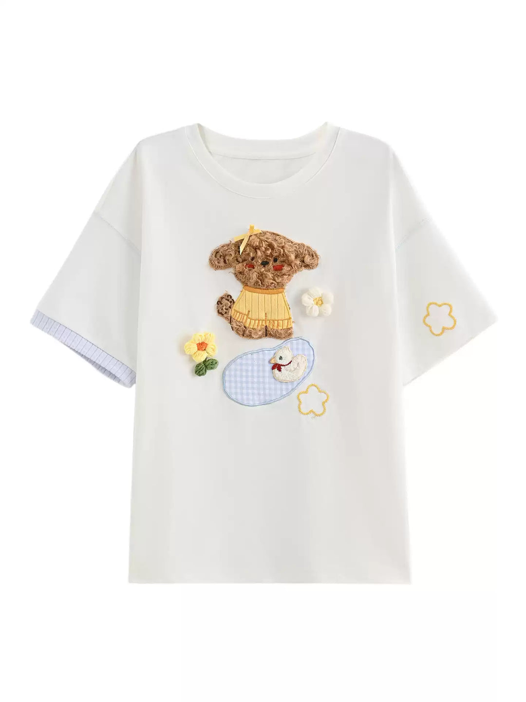 Buttercup Puppy Picnic Tees-Tops-ntbhshop