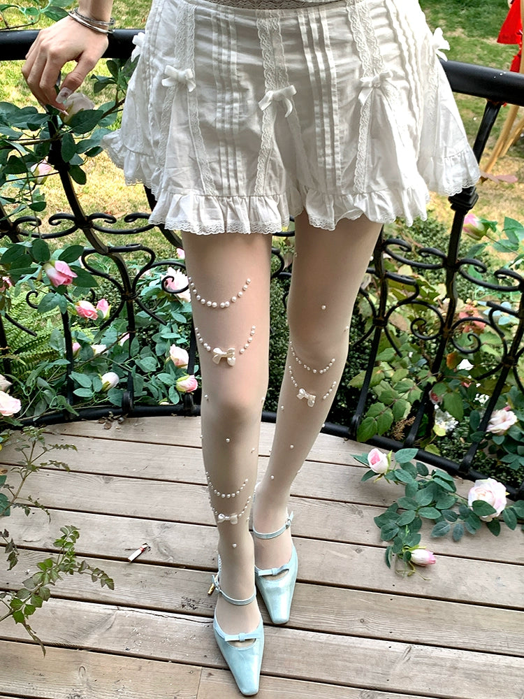 Angel Glow Celestial Pearl Tights-ntbhshop