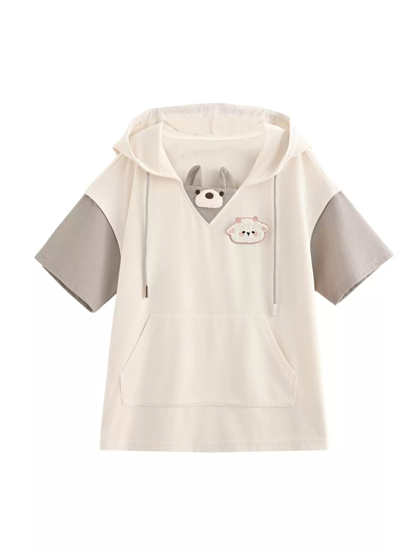 Little Sheep Wolf Hoodie & Shorts-Sets-ntbhshop