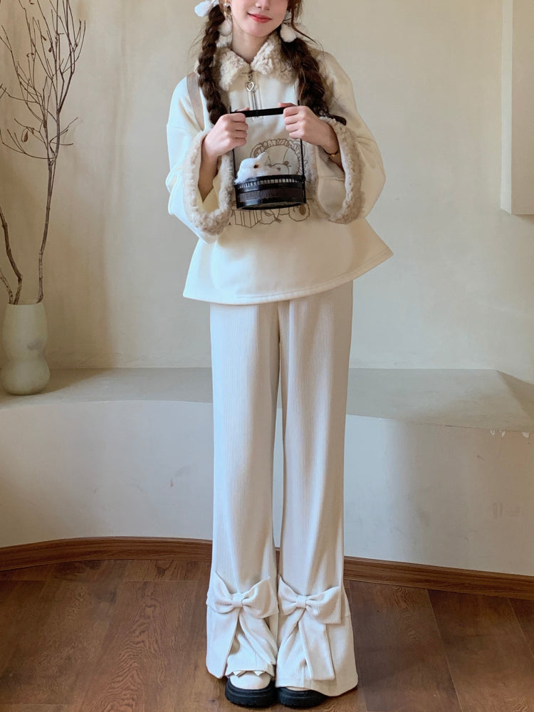 Sweetheart Bow Pants-ntbhshop