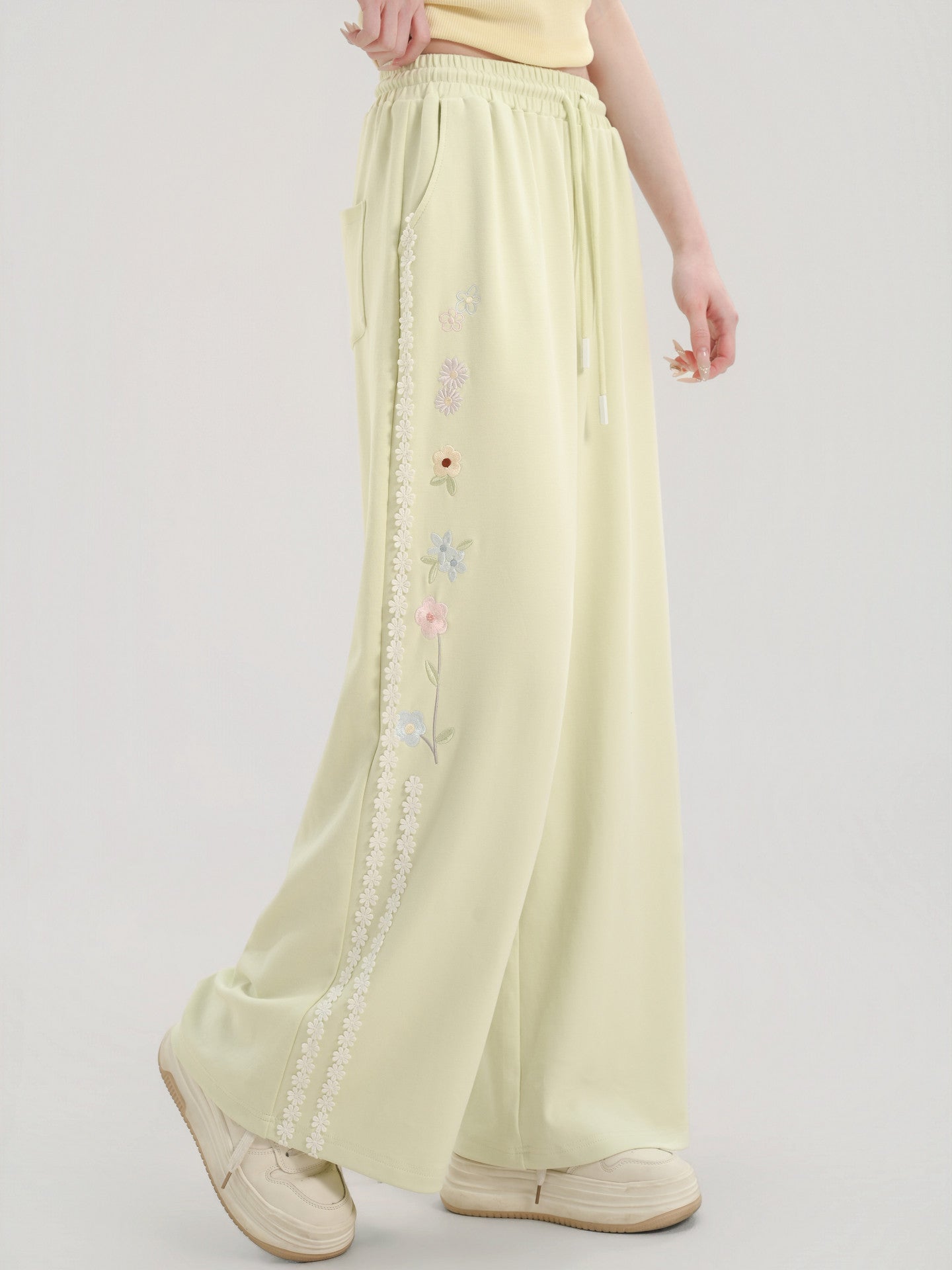 Blossom Trail Lounge Pants-Bottoms-ntbhshop