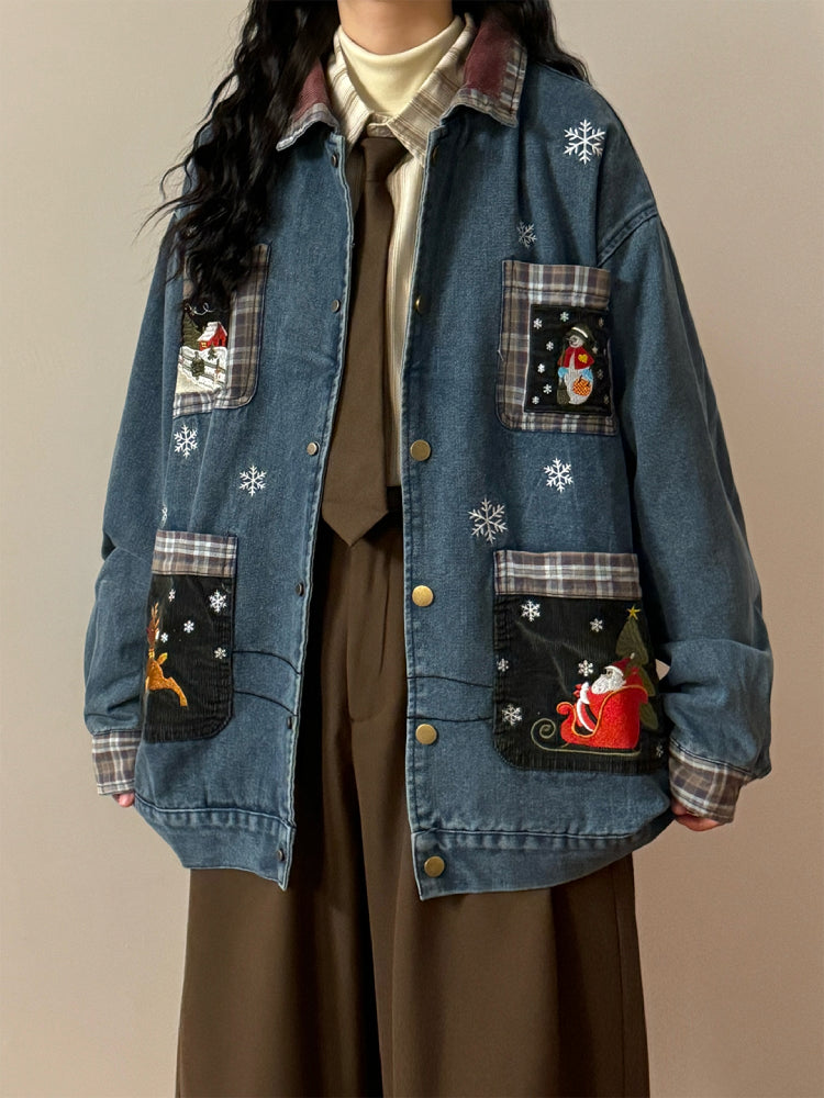 North Pole Postman Denim Jacket-ntbhshop