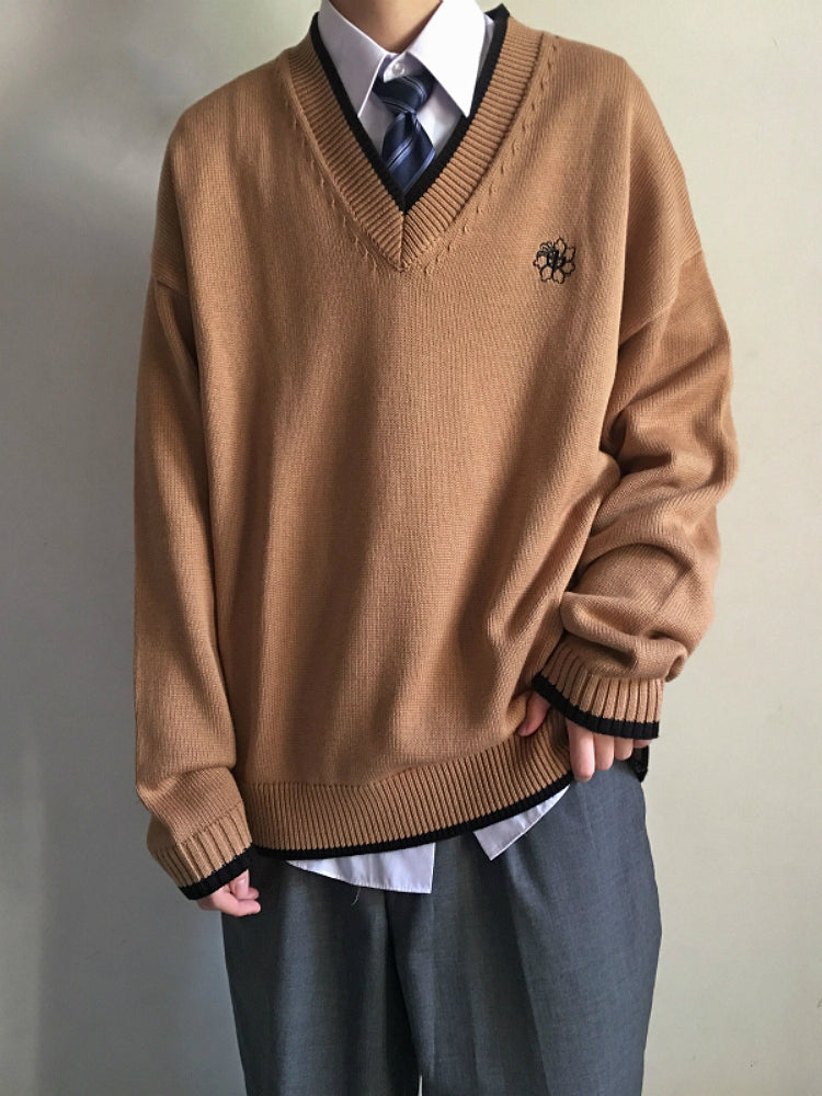 Haru JK DK Uniform Knit Sweaters-ntbhshop