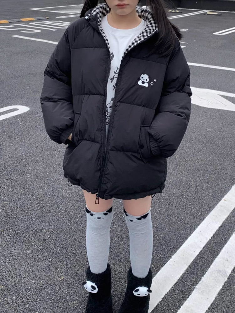 Panda Wander Puff Jacket-ntbhshop