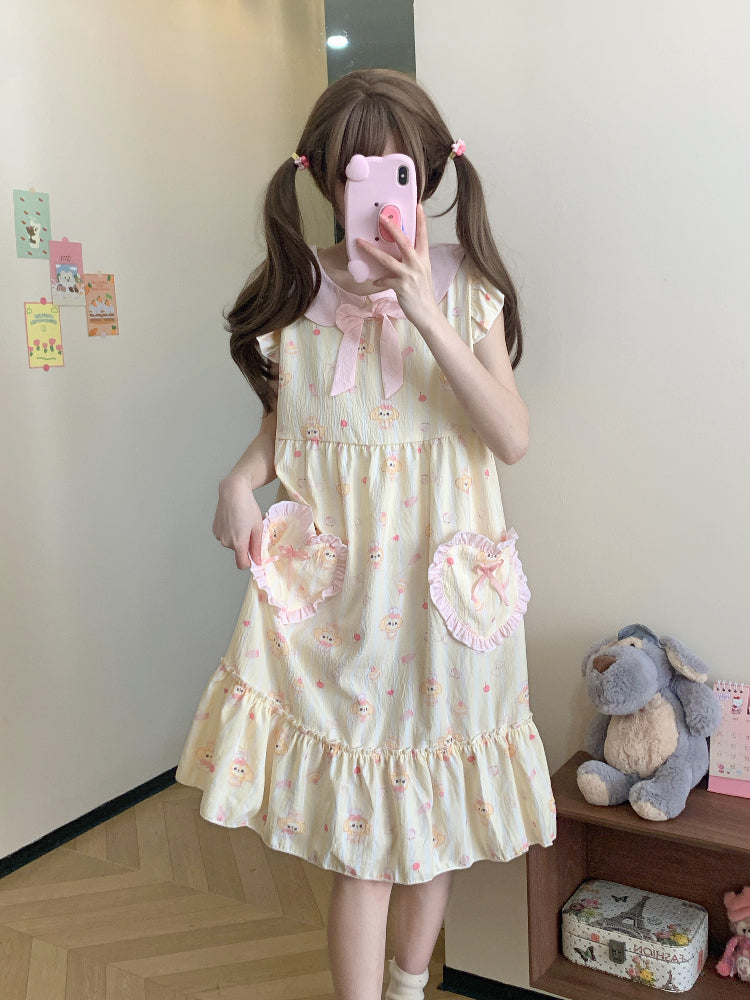 Sugar Girl Fairy Sleeve Nightgown-ntbhshop