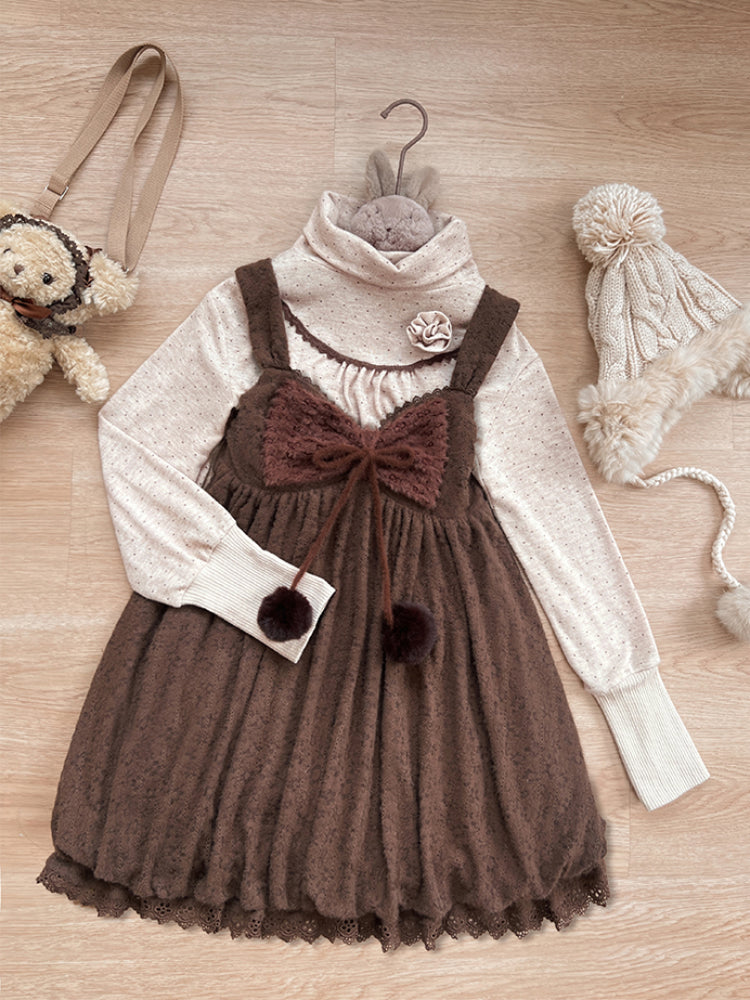 Angel Deer Whimsy Dots Turtleneck-ntbhshop