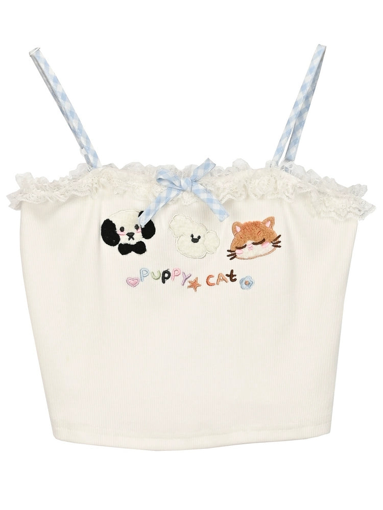 Pet Party Patch Cami-Sets-ntbhshop
