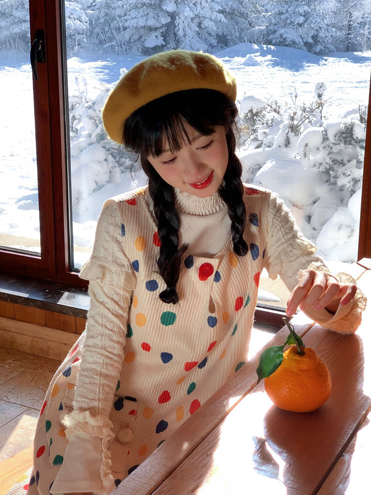 Heartbloom Ruffle Knit Base Top-ntbhshop