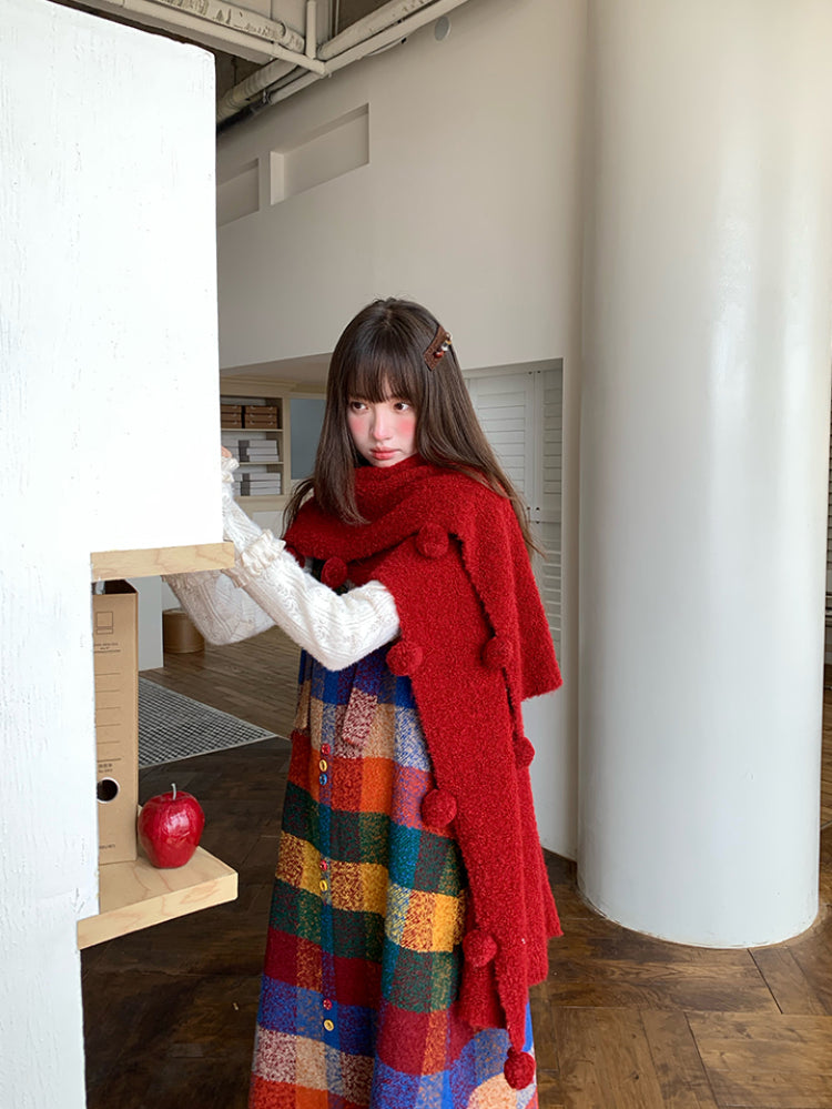 Snow Sheep Holiday Cloak Shawls-ntbhshop