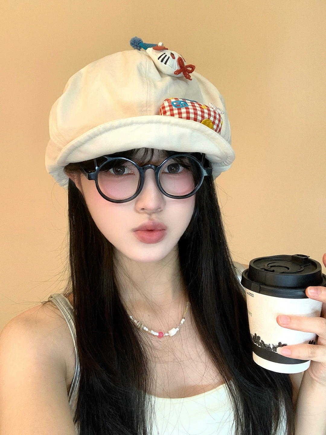 Cloud Painter Cute Denim Berets-ntbhshop