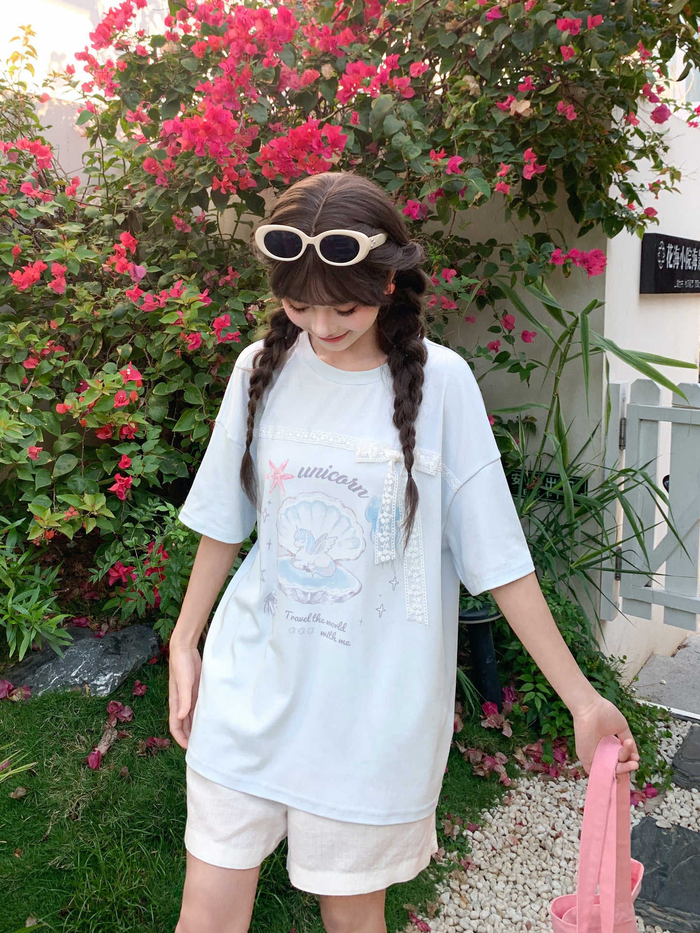 Unicorn Dream Lace Tee-Tops-ntbhshop
